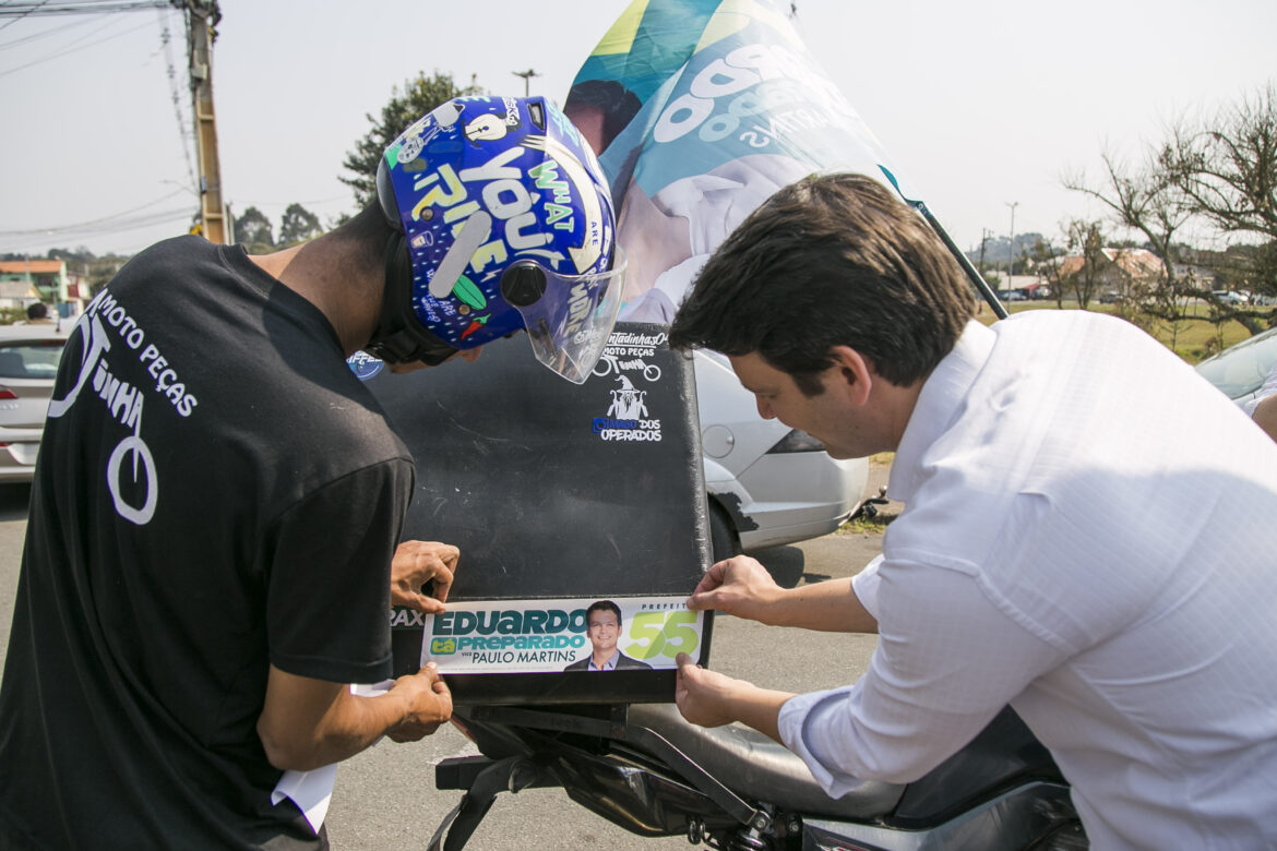 Apoie Eduardo Pimentel: fim de semana terá  carreatas, caminhada, adesivaço e bandeiraço em 17 pontos de Curitiba