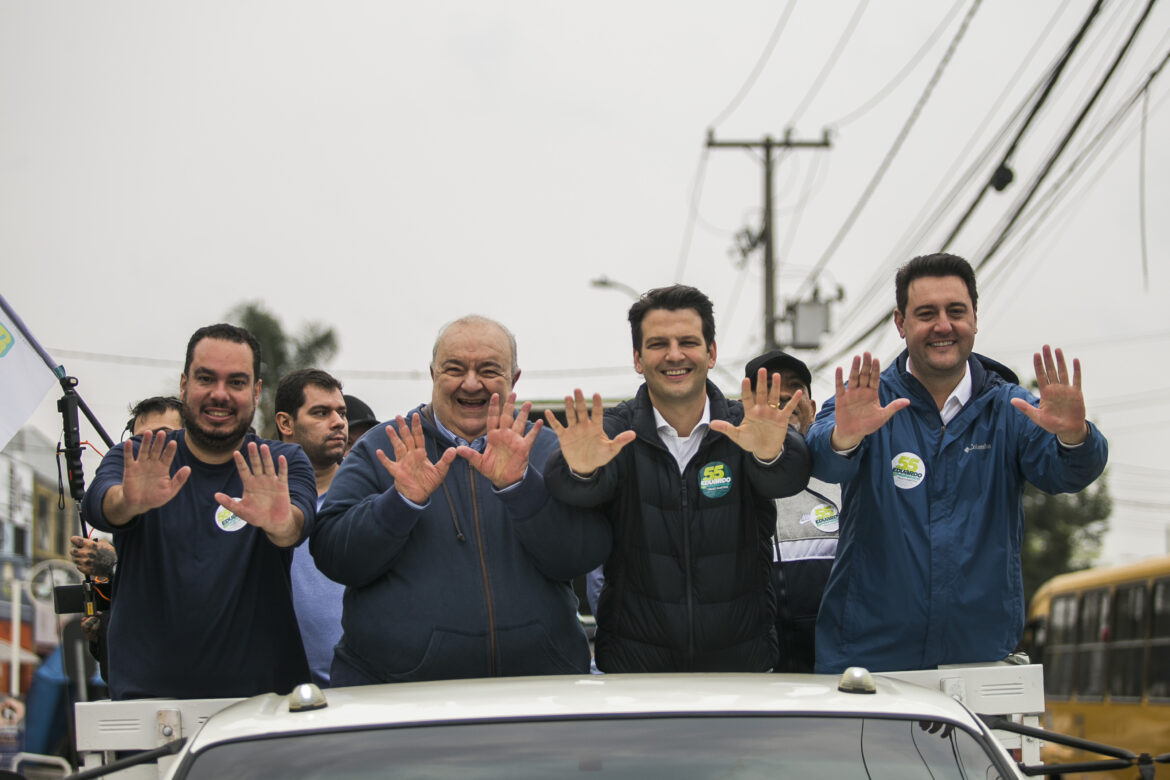 “Onda 55”: em apoio a Eduardo, fim de semana terá carreata, bandeiraços e mobilizações por toda Curitiba