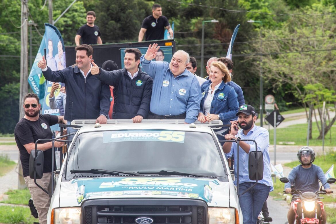 A uma semana das eleições, “Onda 55” toma conta das ruas de Curitiba e Eduardo recebe apoio da população em carreata pelo Atuba, Cajuru e Bairro Alto