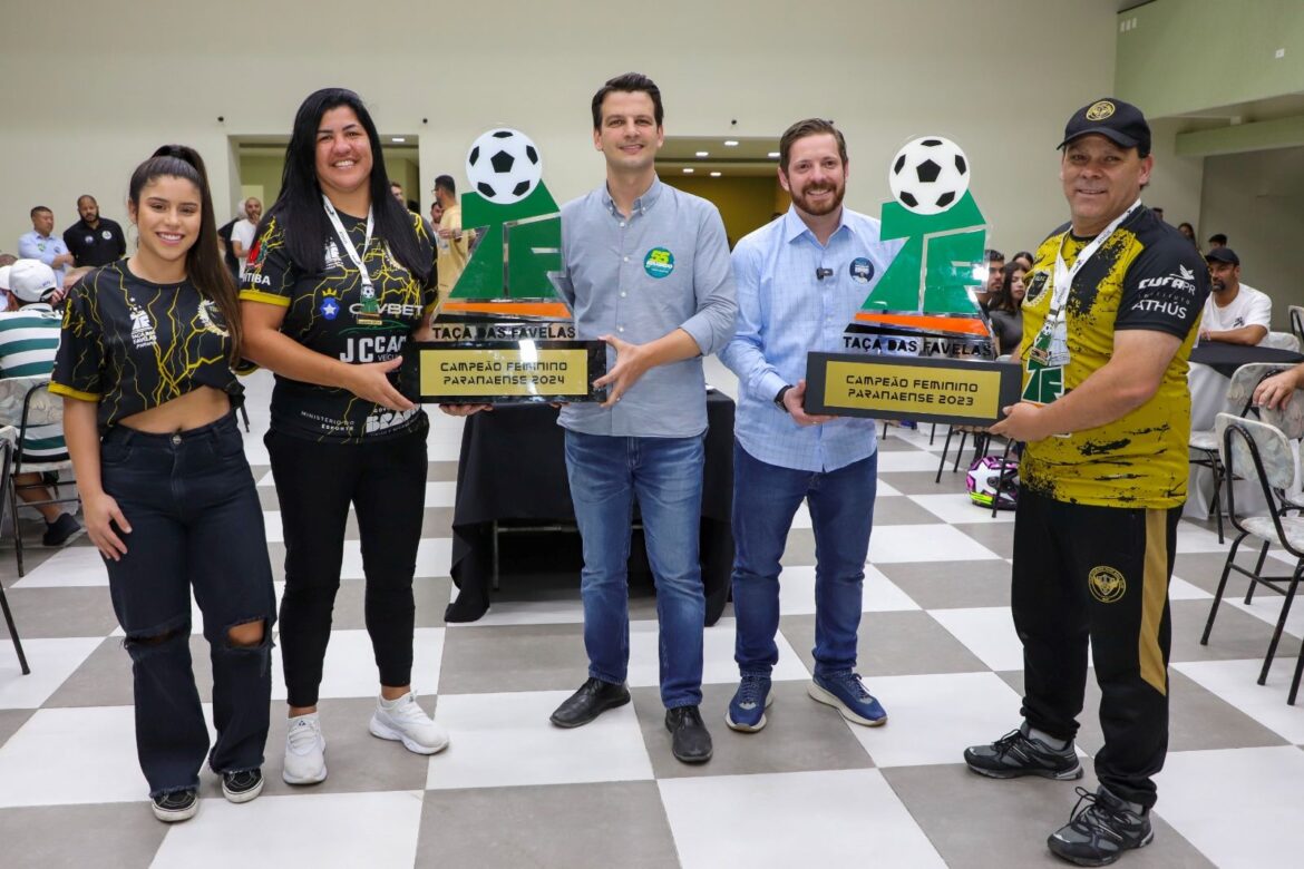 Eduardo se reúne com atletas da Taça das Favelas e promete esporte ainda mais inclusivo em Curitiba